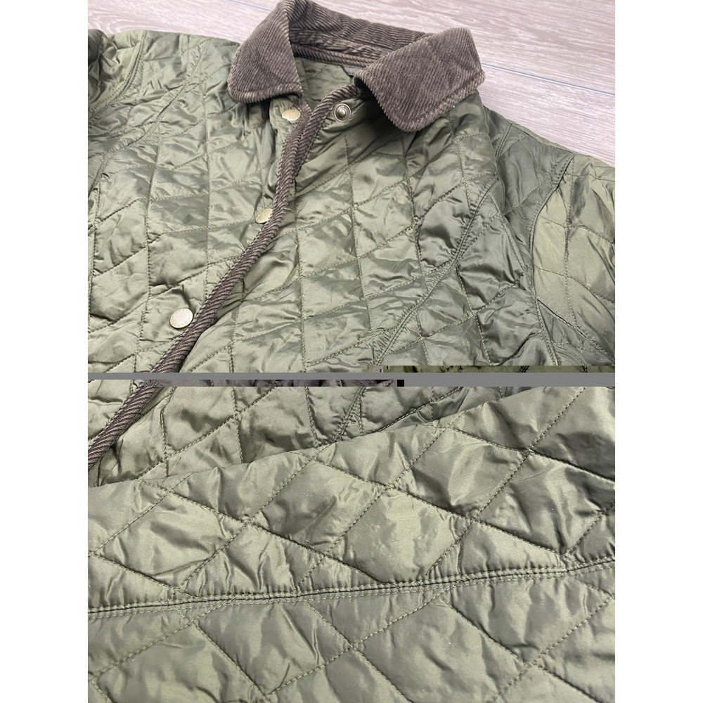 Barbour Women's Vintage Quilted Jacket Green US Size 10 Read